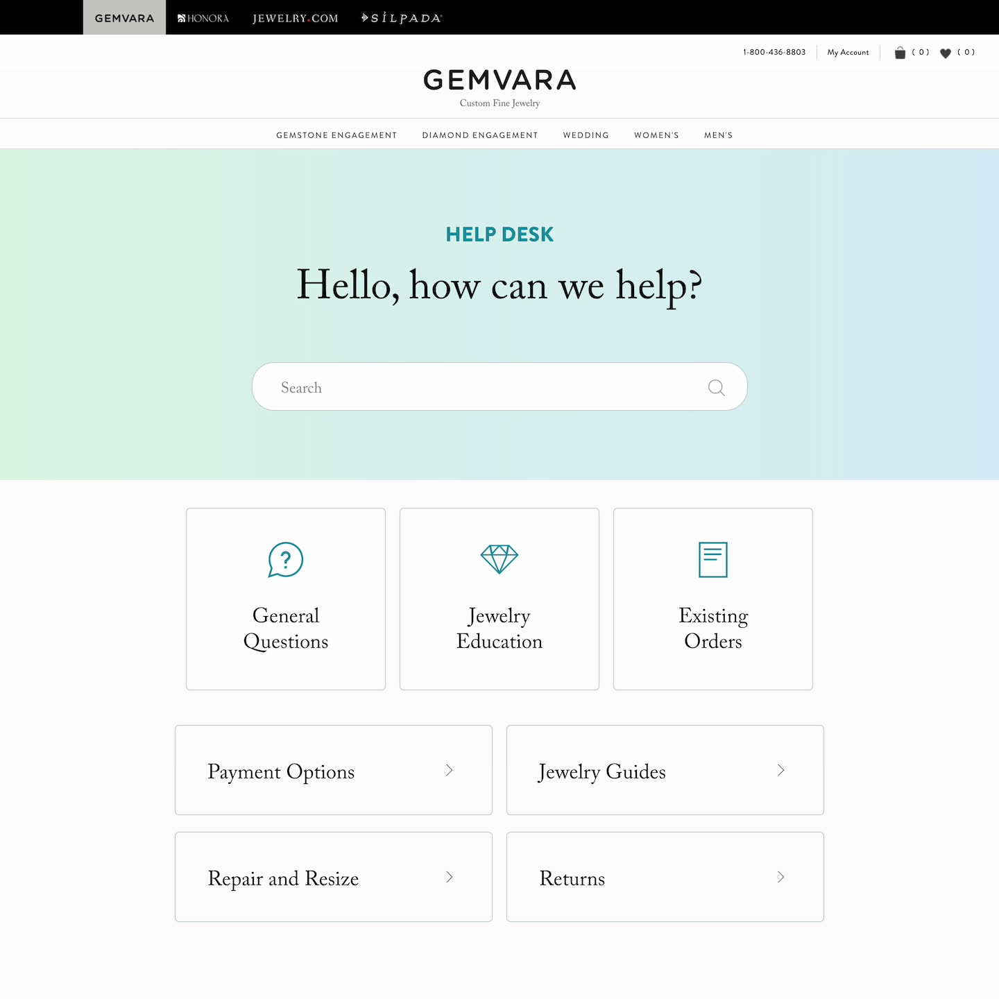 branded Zendesk for Gemvara