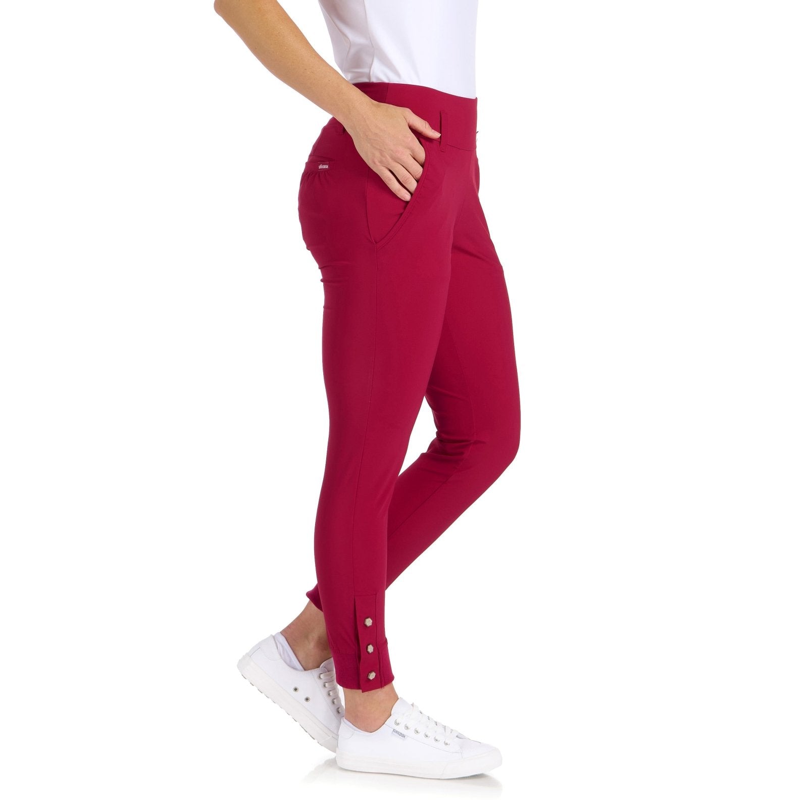 Ariana Slim Crimson Jogger