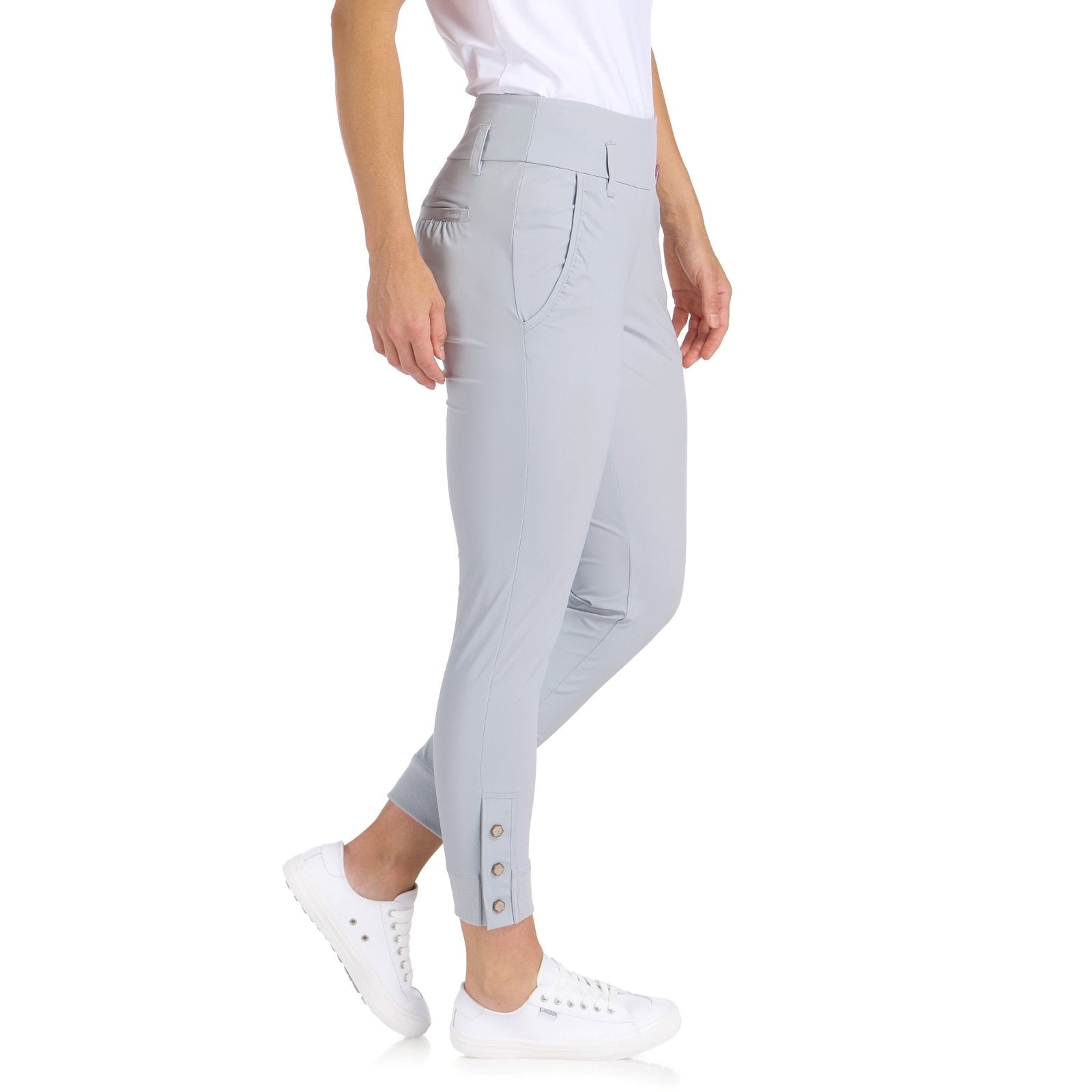 Ariana Slim Grey Jogger