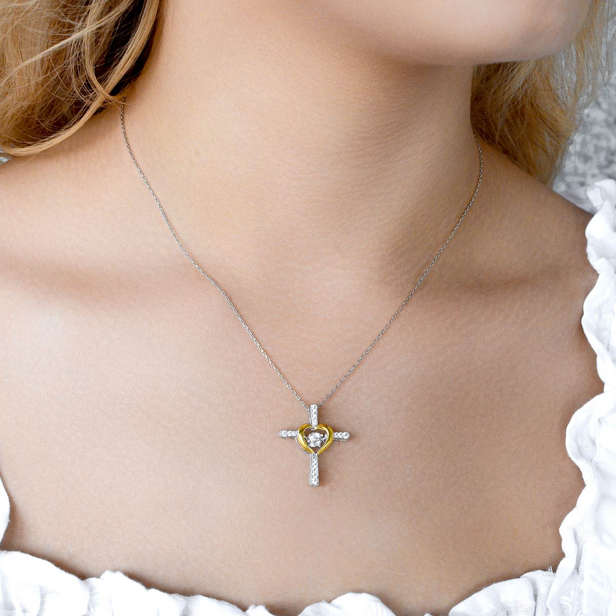 holy communion cross necklace