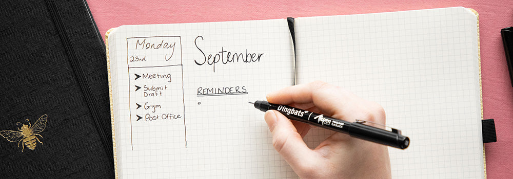 Documenting reminders in a journal