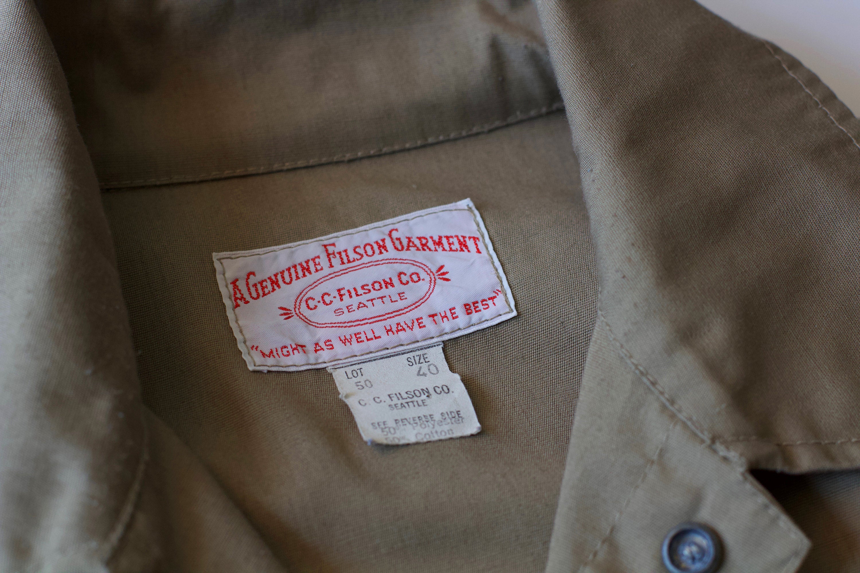 Style Paradise | Vintage Clothing - Filson Lightweight Hunting