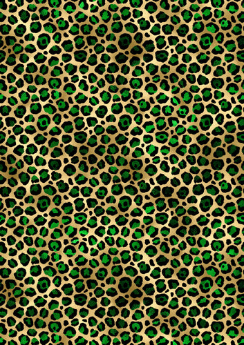 green leopard print background