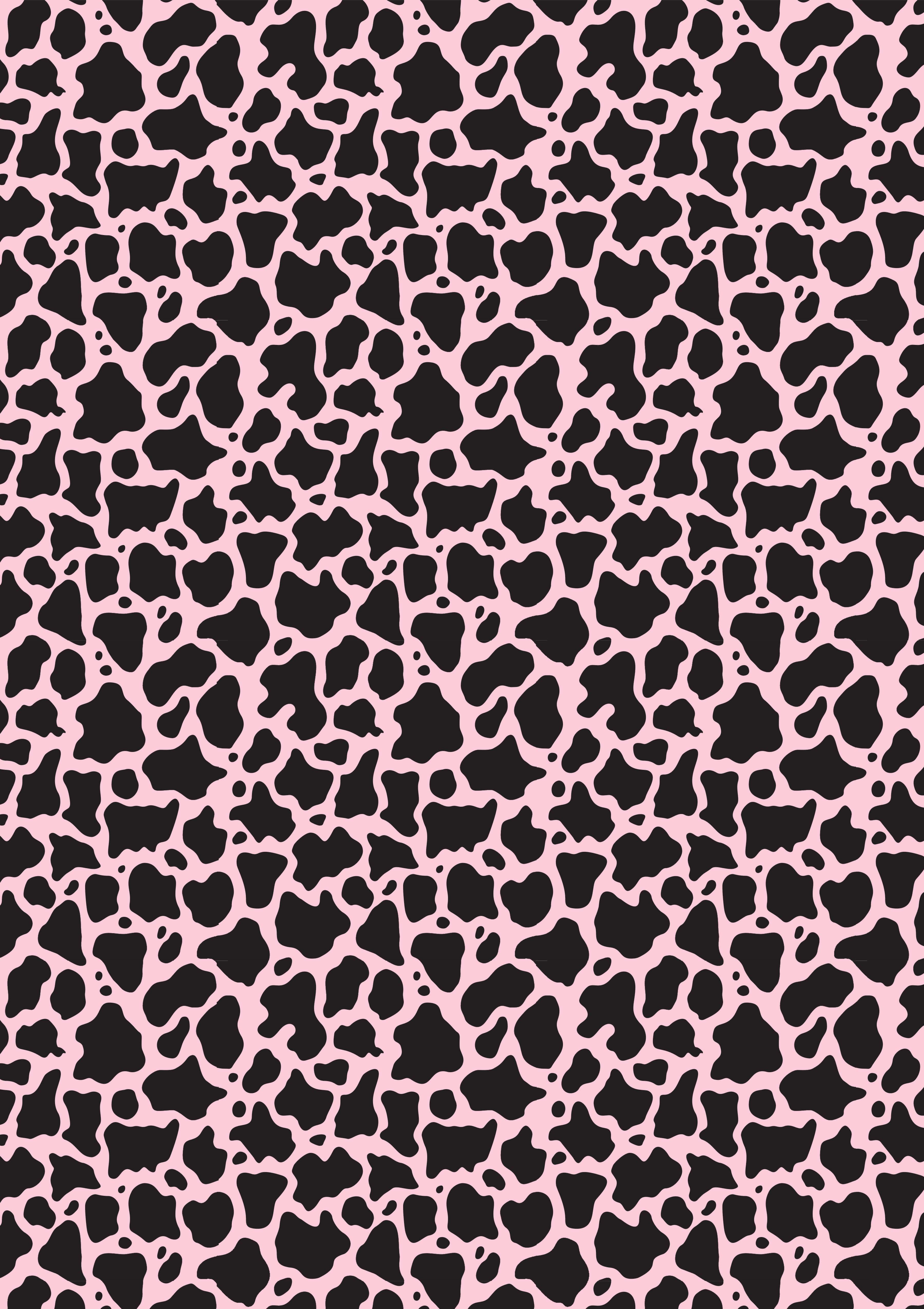 Download Black Pink Cow Print Wallpaper  Wallpaperscom