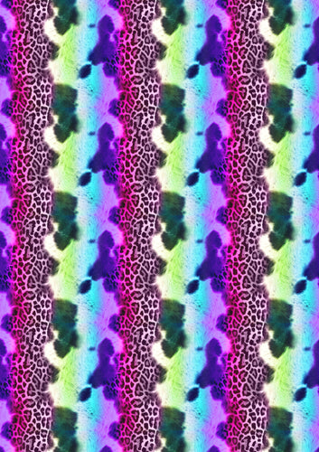  Leopard Patterned Glitter HTV (13.33 x 12) - Leopard