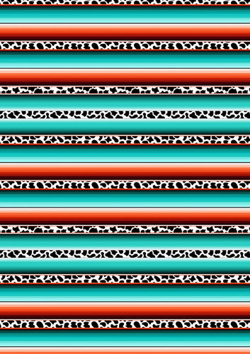 12 x 17 Zarape Teal Orange Black HTV Serape Print Mexico Background – The  HTV Store