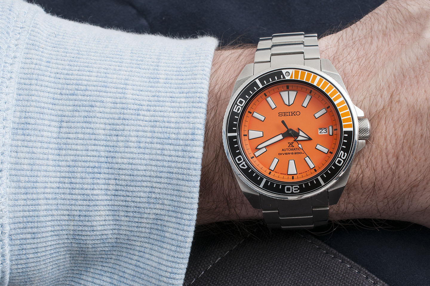 Seiko Prospex SRPC07 (SRPB97) - The Orange Samurai Watch Review – StrapHabit