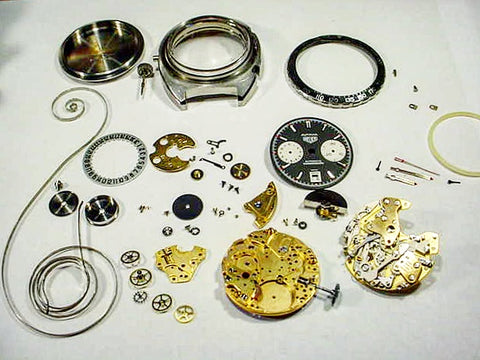 Heuer Autavia Viceroy 1163V Review Cal 12 Calibre 11 Chronomatic Movement Disassembled Service Mainspring Dial hairspring case bezel crystal crown pushers