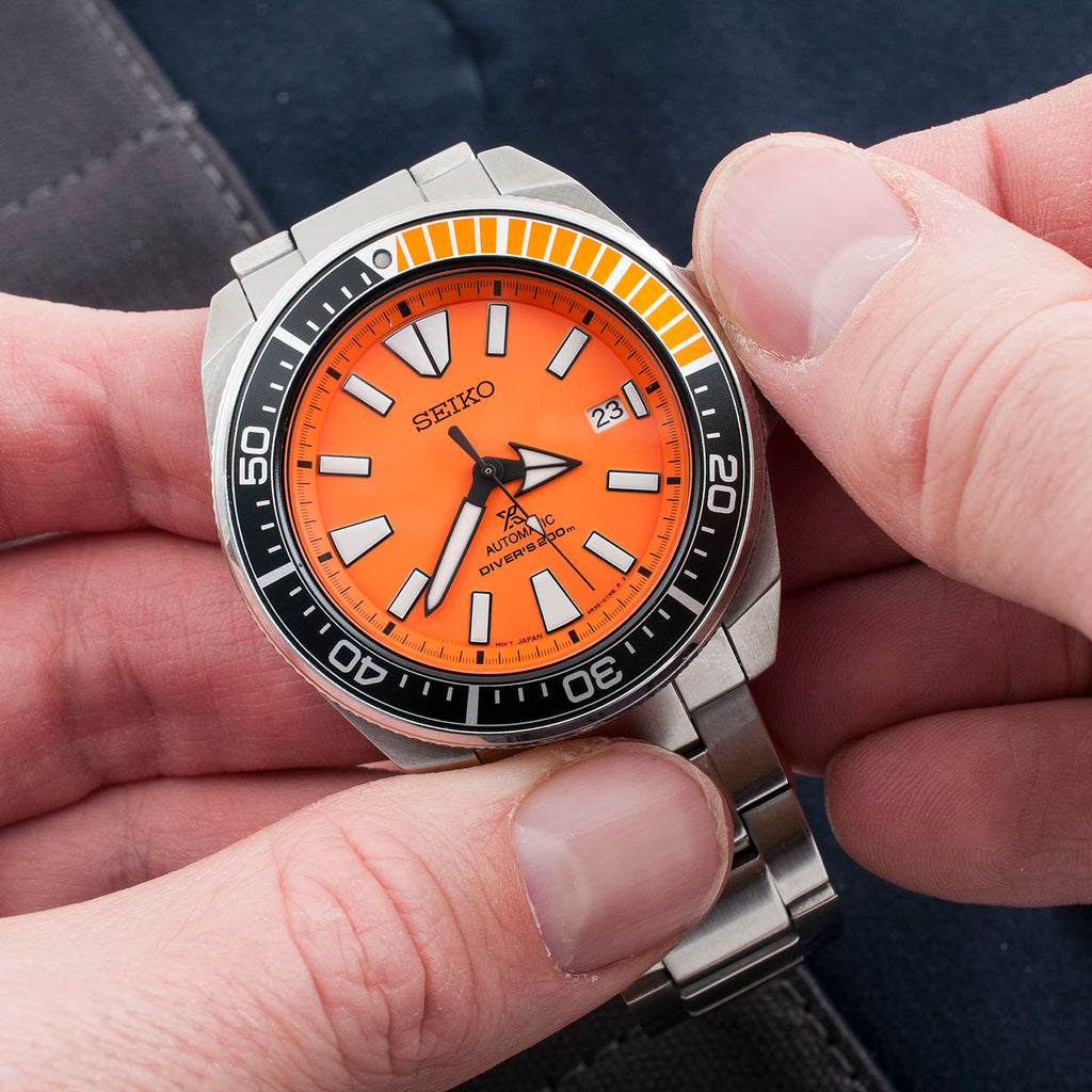 Seiko Prospex SRPC07 (SRPB97) - The Orange Samurai Watch Review – StrapHabit