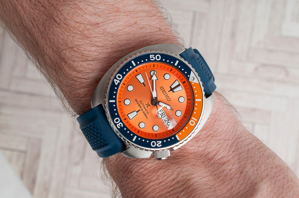 Seiko SRPC95 (SBDY023) Watch review - The Orange Nemo Turtle Limited E –  StrapHabit