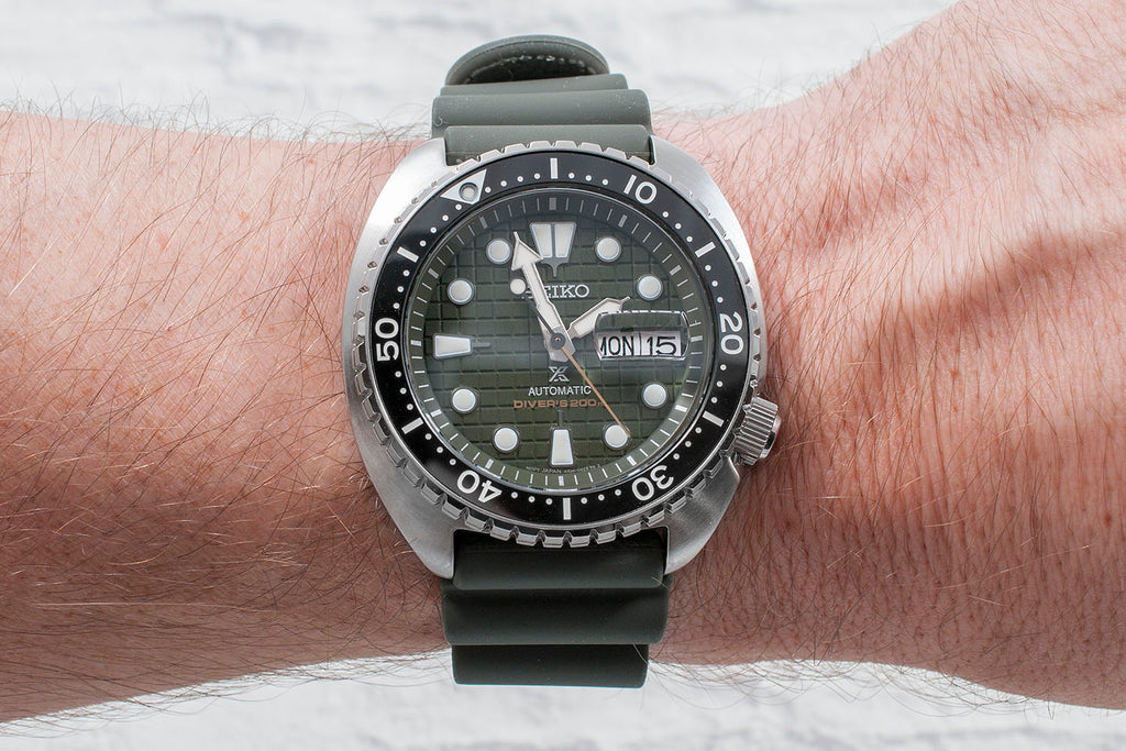 Seiko King Turtle Grenade Watch Review - SRPE03 (SBDY051) – StrapHabit