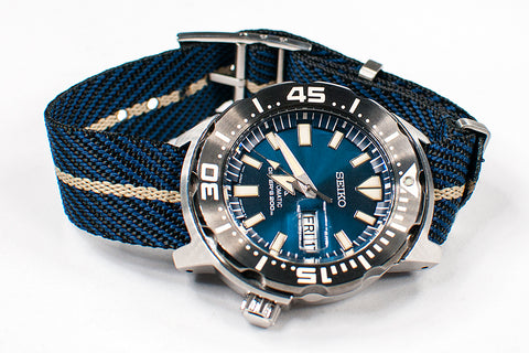 Seiko Fourth Gen blue  Monster watch review SRPD25