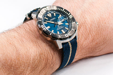 Seiko Fourth Gen blue  Monster watch review SRPD25