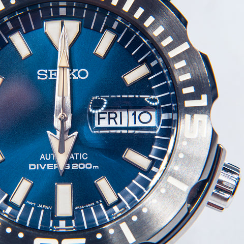 Seiko Fourth Gen blue  Monster watch review SRPD25