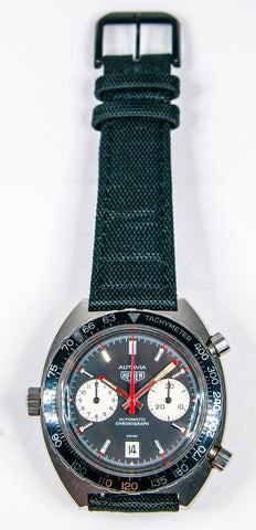 Heuer Autavia Viceroy 1163V Review Cal 12 Calibre 11 Chronomatic sailcloth strap