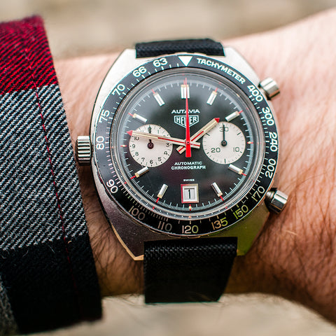 Heuer Autavia Viceroy 1163V Review Cal 12 Calibre 11 Chronomatic on wrist wearing