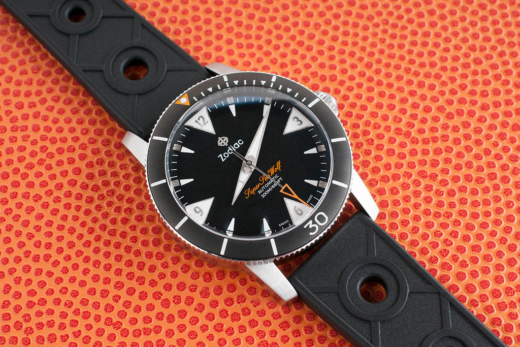 Zodiac Super Sea Wolf 53 Skin Watch Review ZO9212 – StrapHabit
