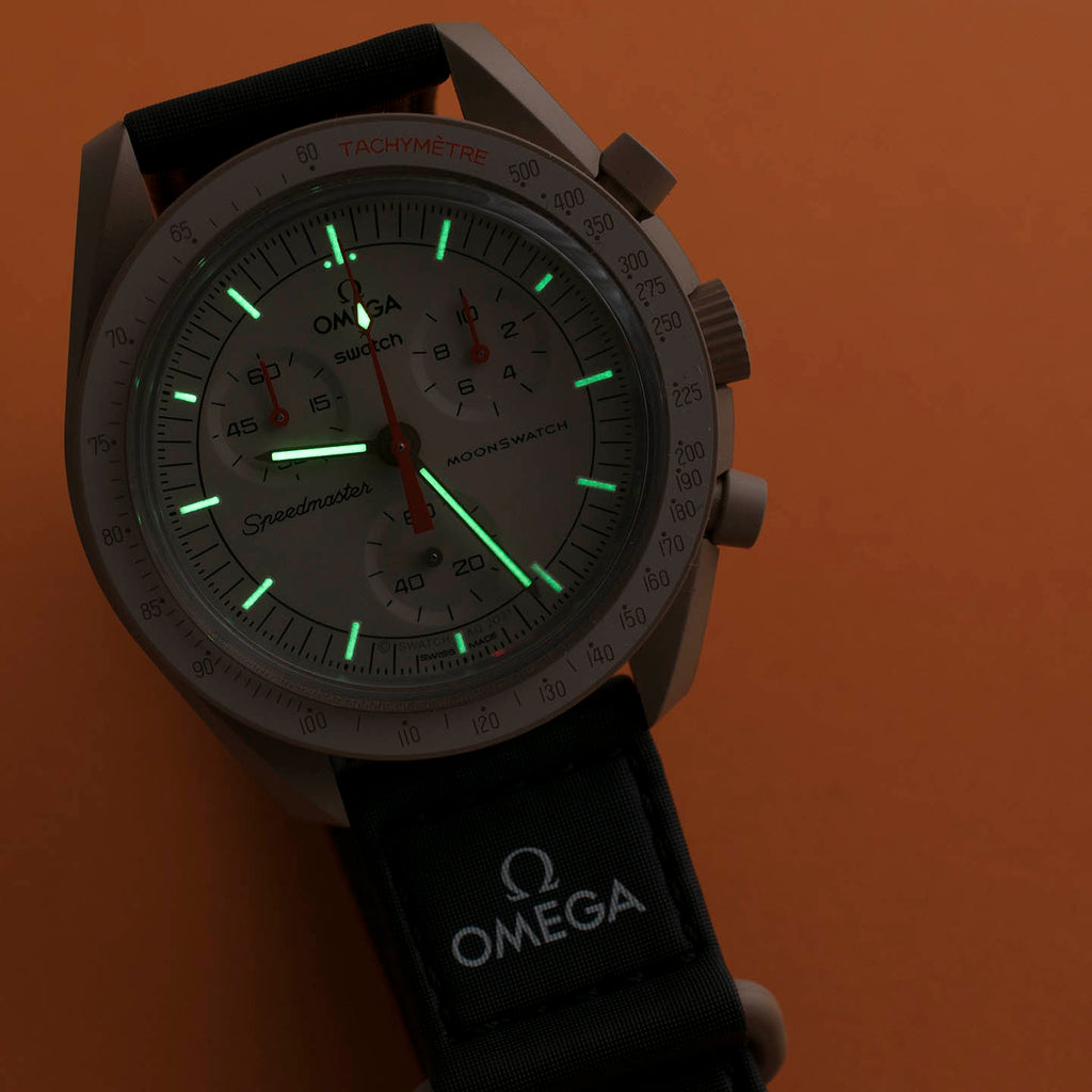 Swatch Omega Moonswatch Jupiter Watch Review SO33C100 – StrapHabit