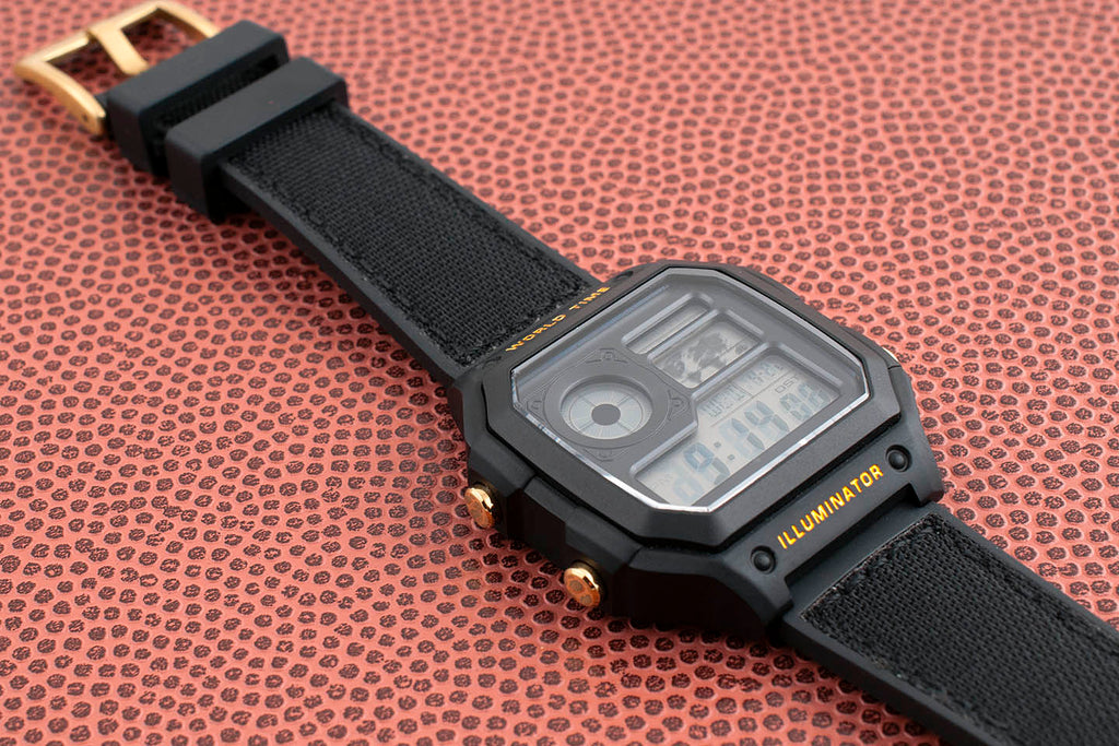 Modified Casio World Time Royale Watch Review - Metal Case, Sapphire Crystal (AE1200WH-1CV)