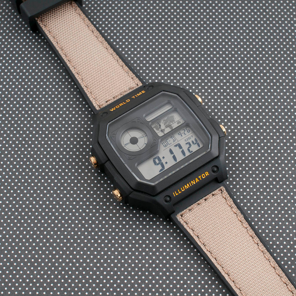 Modified Casio World Time Royale Watch Review - Metal Case, Sapphire Crystal (AE1200WH-1CV)