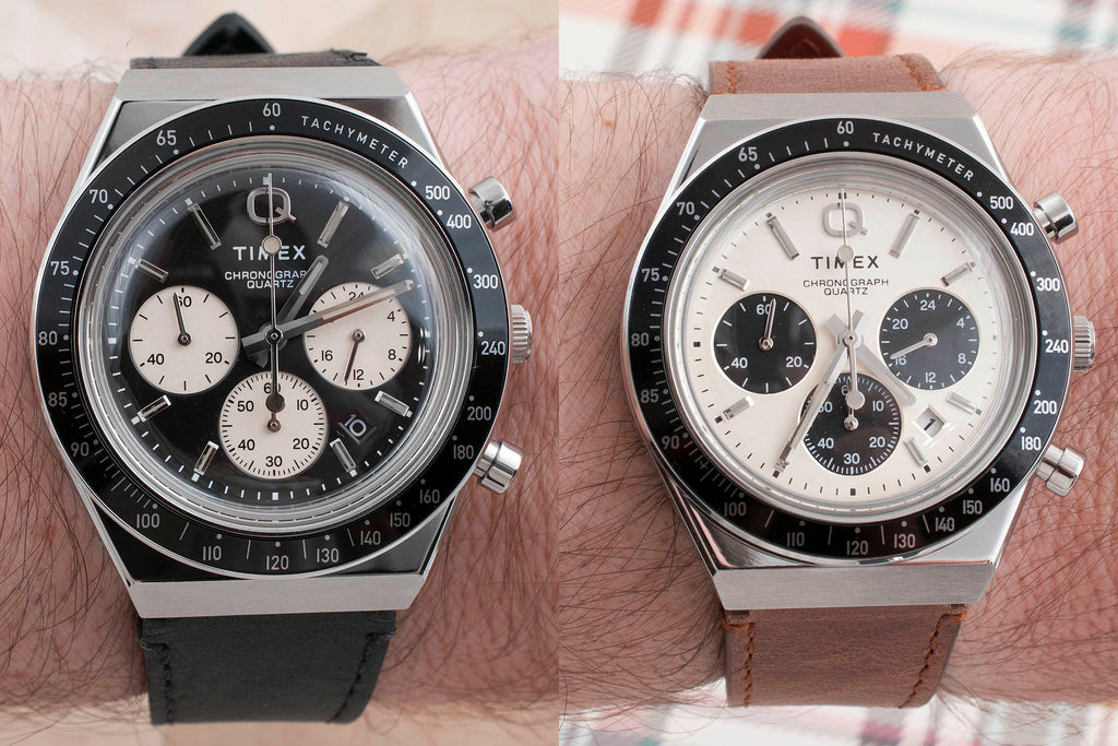 Q Timex Chronograph vs. Swatch x Omega Moonswatch Mission to Mars Watch Review