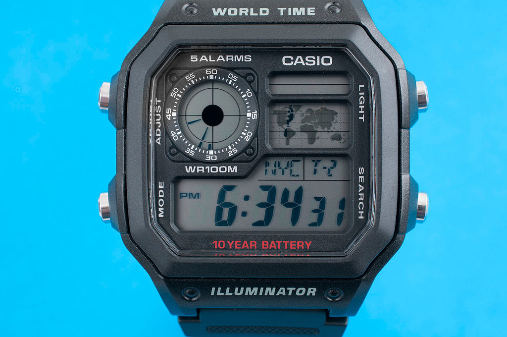 Casio World Time Royale Watch Review (AE1200WH-1CV and AE1200WH-1AV)