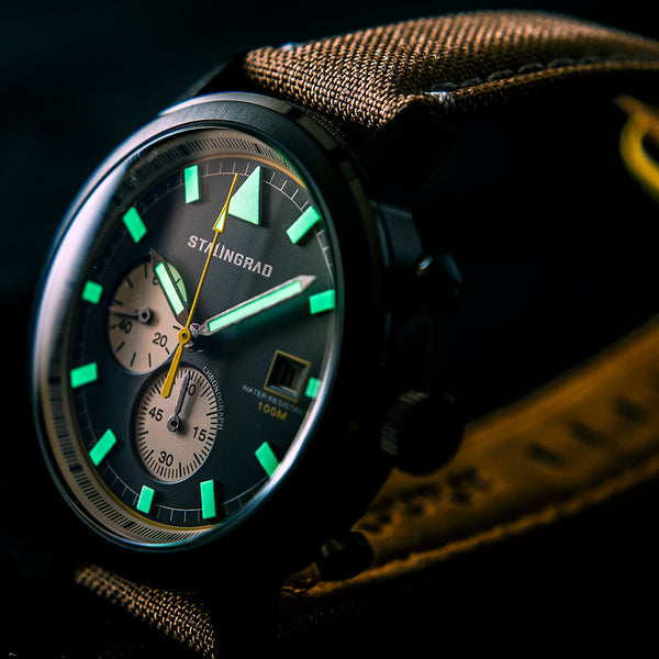 Stalingrad Trooper Watch Review lume