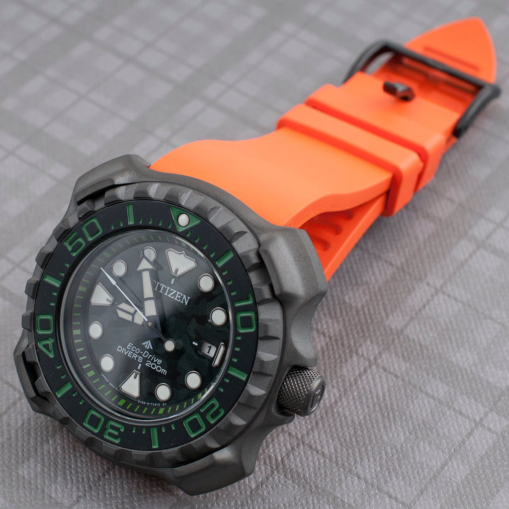 Citizen Eco-Drive Promaster Dive Super Titanium Land Mine Watch Review - BN0228-06W