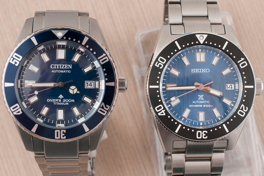 Citizen NB6021-68L Chalenge Diver Fujitsubo vs. Seiko SPB297 62MAS Save The Ocean Watch Review