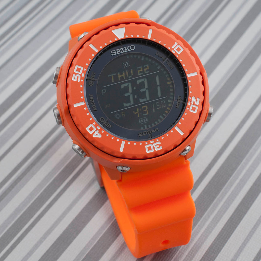 Seiko x Beams Solar Prospex Fieldmaster Digital Tuna Solar Watch Review (SBEP021) - Did Seiko Make A G-Shock?