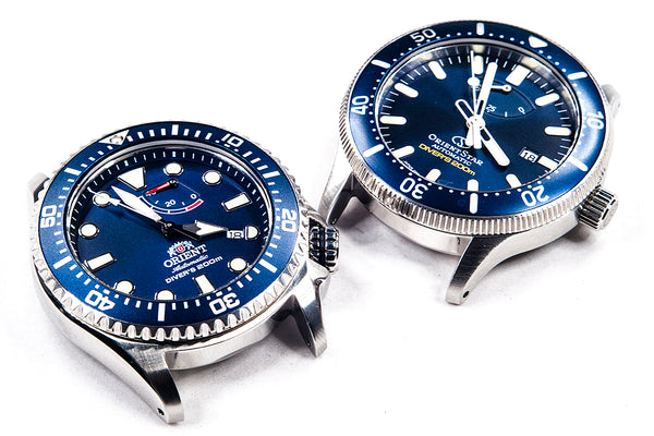 Orient Triton Neptune Star Diver Watch review comparison 200m Blue RA-EL0002L00A RE-AU0302L00B