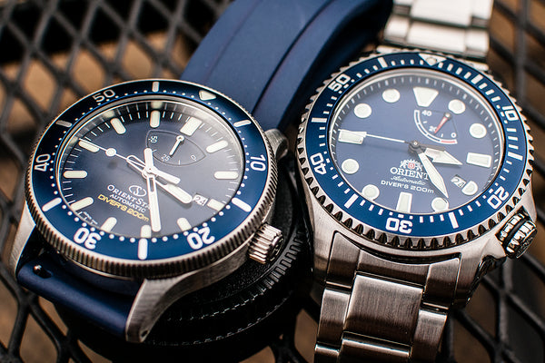 Orient Triton Neptune Star Diver Watch review comparison 200m Blue RA-EL0002L00A RE-AU0302L00B