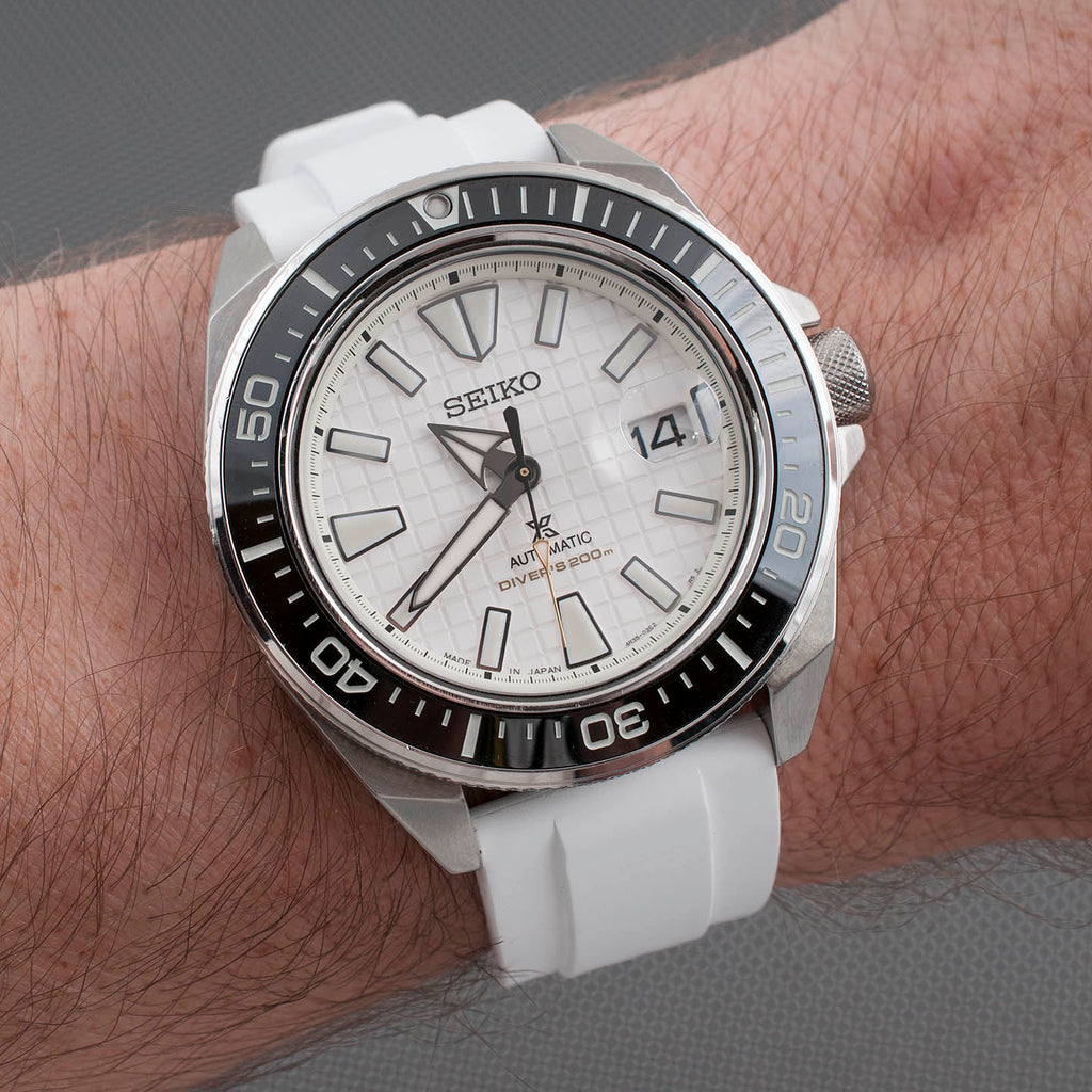 Seiko Prospex White King Samurai Watch Review (SRPE37)