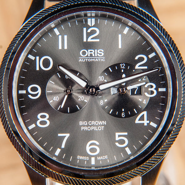Oris Big Crown Propilot Worldtimer Watch Review dial hands