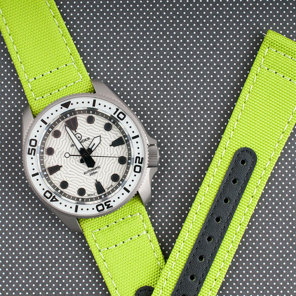 Islander Watch Sands Point Titanium Diver Lume Dial Coral Watch Review - ISL-161