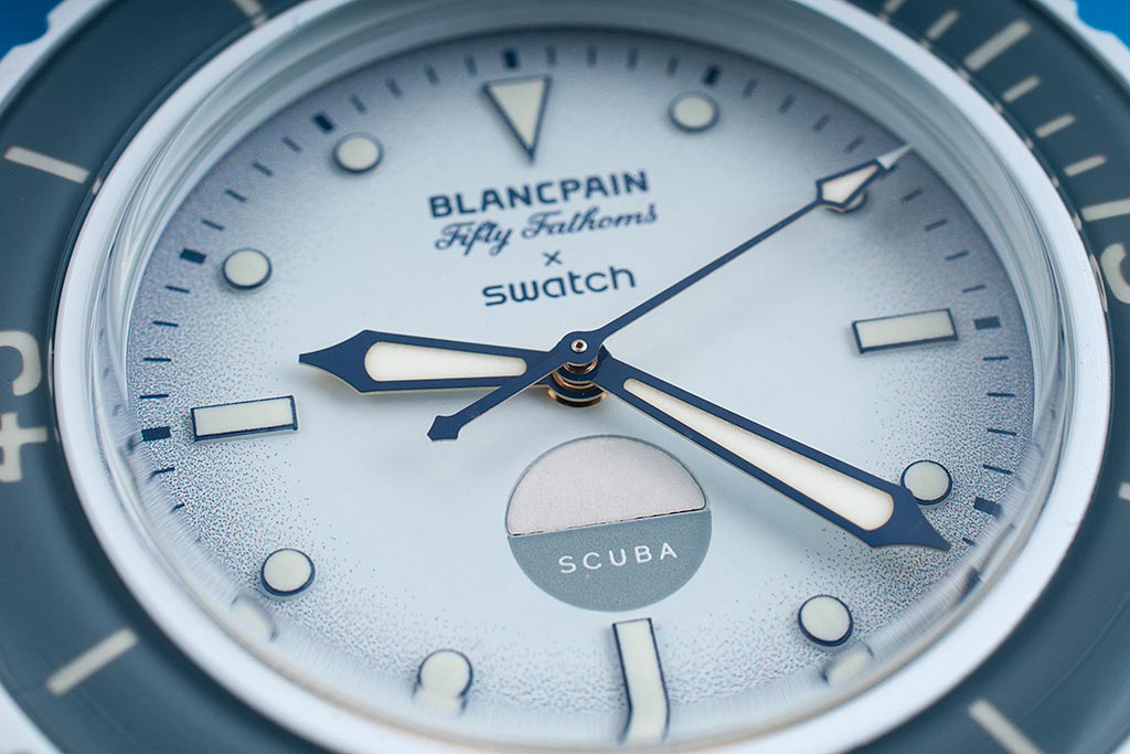 Blancpain x Swatch Scuba Fifty Fathoms Antarctic Ocean Watch Review SO35S100