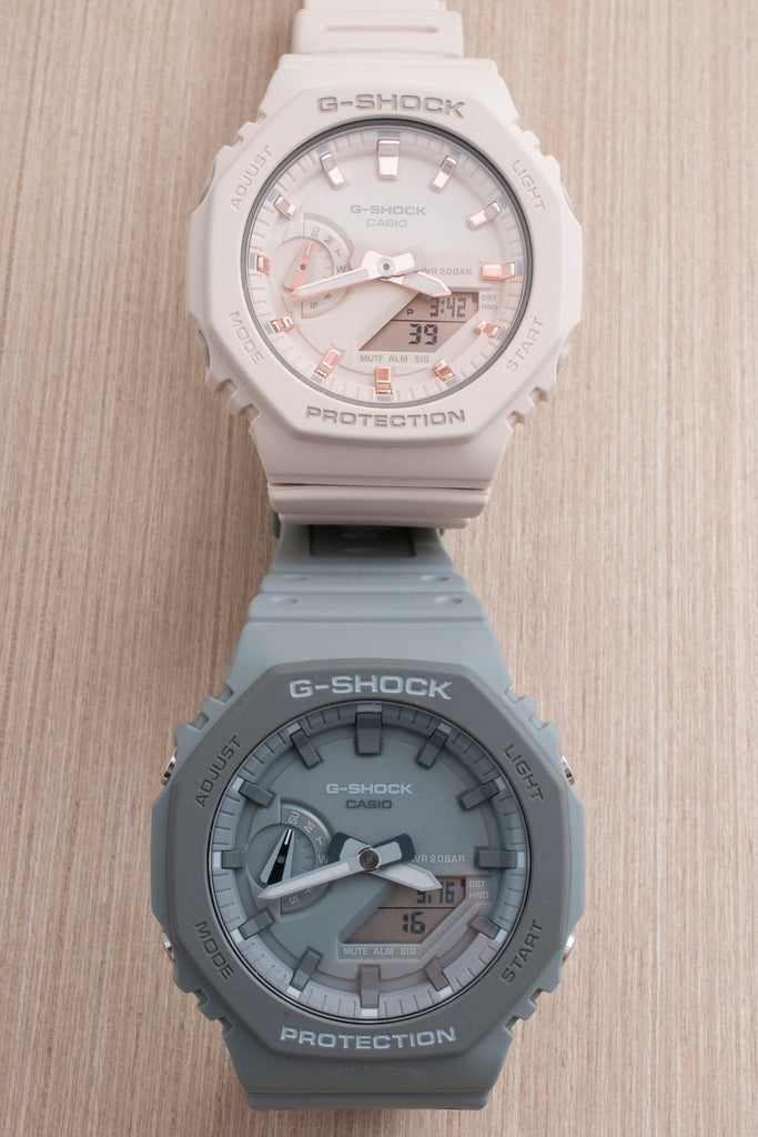 Casio GShock G-Shock Casioak men's women's GA2100 GMAS2100 GA2110 Utilility Colors Black Blue Green Gray White Peach