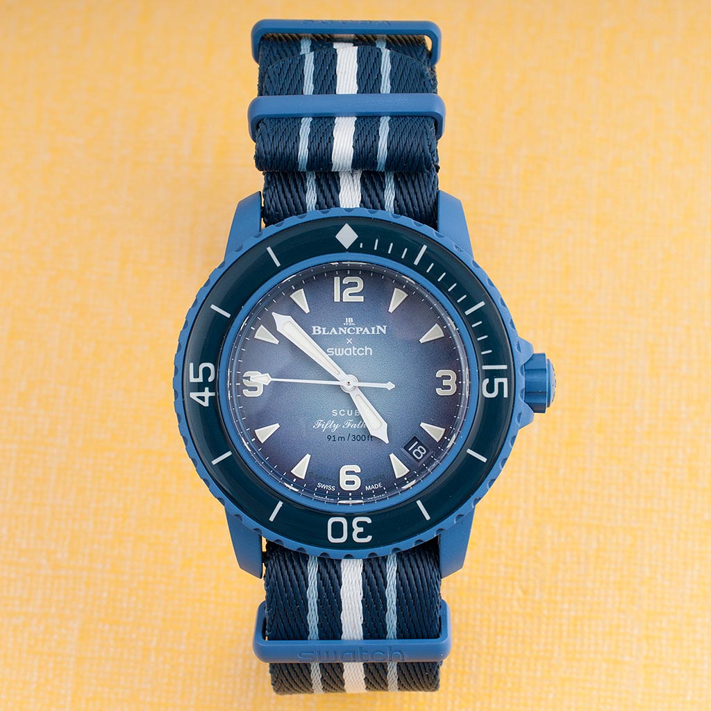 Blancpain x Swatch Scuba Fifty Fathoms Atlantic Ocean Watch Review SO35A100