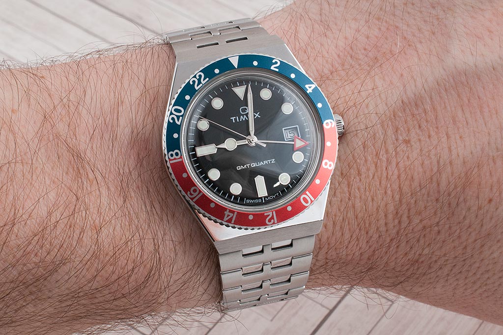 Q Timex GMT Pepsi 38mm Watch Review (TW2V38000)