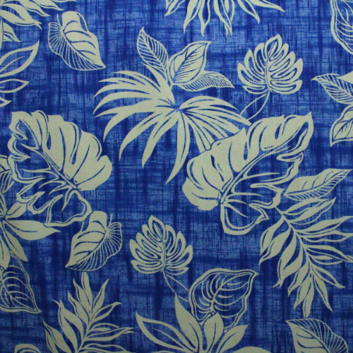 Samoan Design Cotton Print Fabric - Tropical Leaves – Manu'a Store