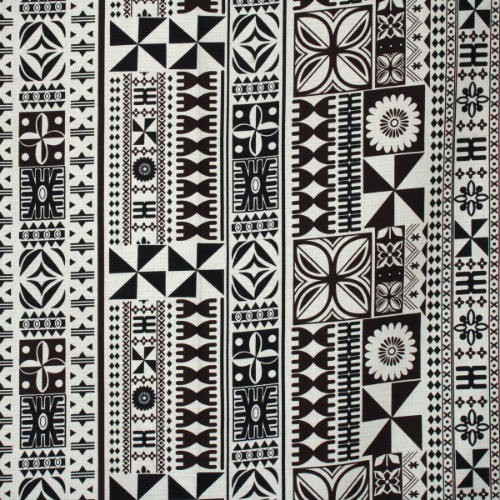 SAMPLE- Dobby Cotton Fabric Tapa White – Manu'a Store