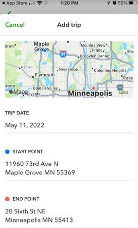 How to use iOS version of Mileage in the Quickbooks Online App