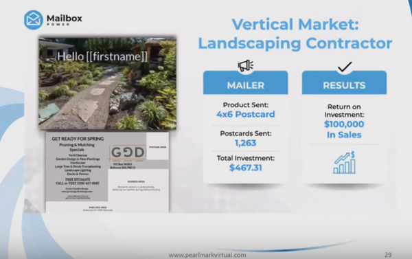 Vertical Market: Landscaping Contractor