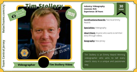Tim Stollery is an Emmy Award-Winning videographer who aims to tell every client's story in a unique and passionate way