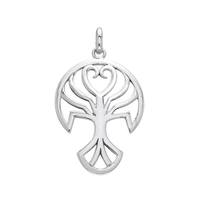 Tree of life Silver Flip Ring TRI153 Jewerly