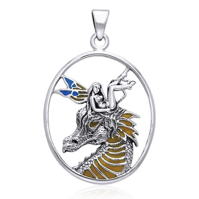 Memorila Fairy Silver and Enamel Pendant TPD383 Jewerly