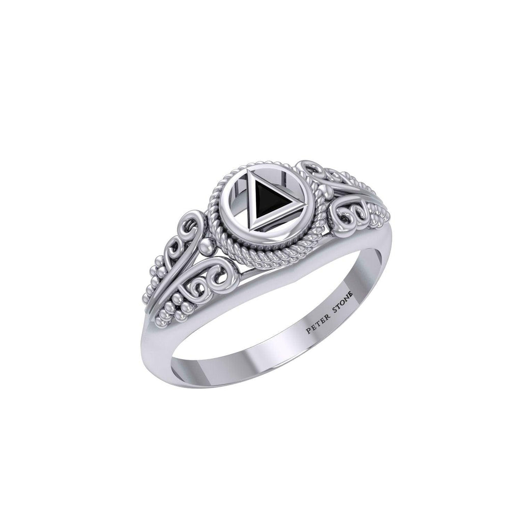 Tree of life Silver Flip Ring TRI153 Jewerly