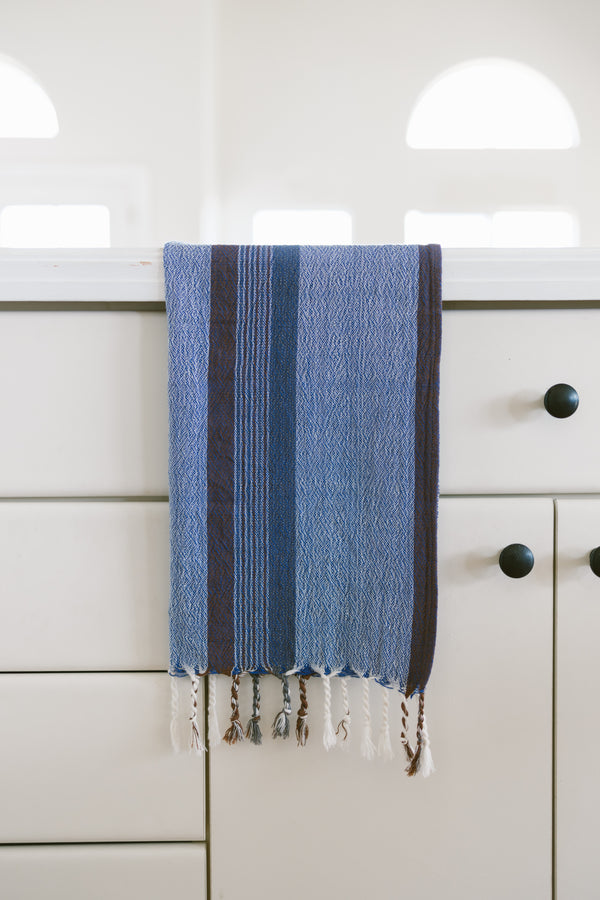 Nid D'abeille - Blue Kitchen Towels - Chef Design