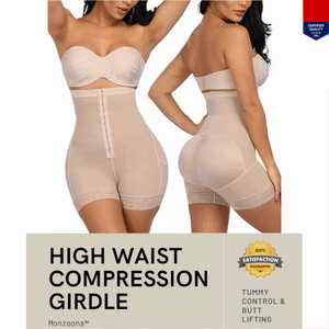 Monzoonaâ¢ PREMIUM High Waist Compression Girdle Bodysuit BodyShaping Panties-HOT