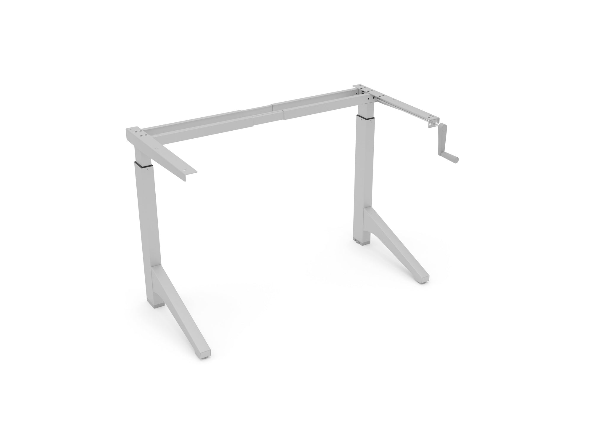 Manual Sit Stand Desk Frame Crank Raiz It Furniturise
